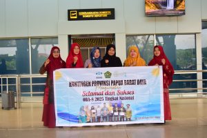 MTs Negeri Kota Sorong Lepas Naysila Asyari Asmin Menuju Olimpiade Bahasa Arab Tingkat Nasional 2025