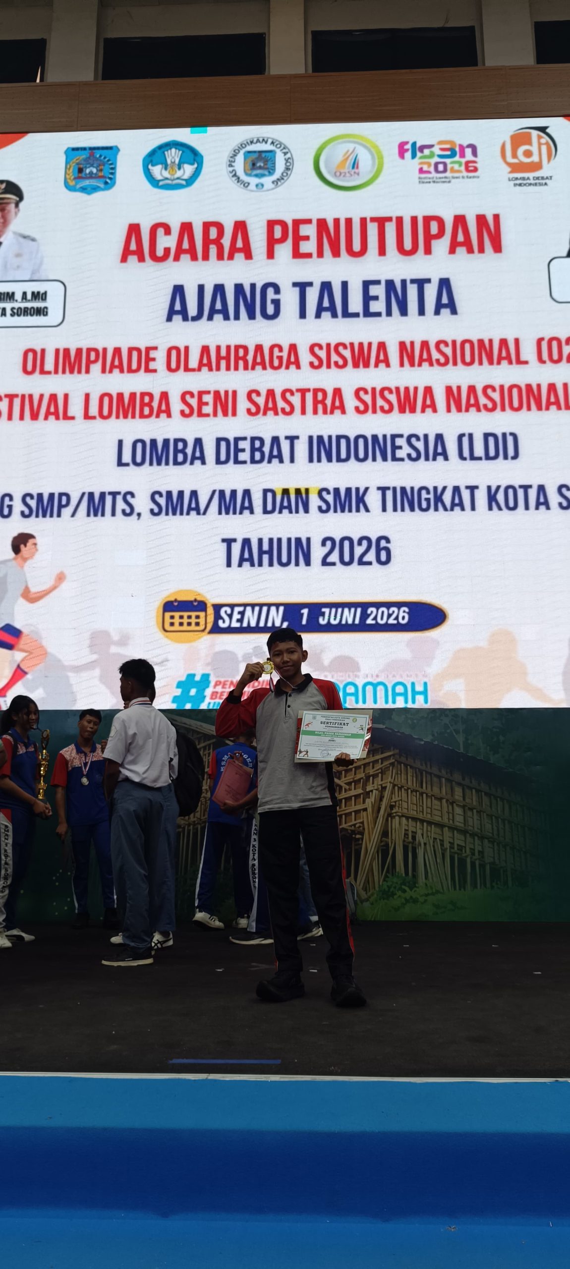 MTs Negeri Kota Sorong Ukir Prestasi di O2SN Tingkat Kota Sorong 2026